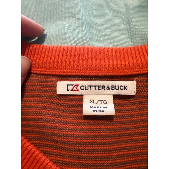 Cutter & Buck Auburn Sweater Vest‎ Men’s XL V-Neck Sleeveless Pullover Sweater - Picture 3 of 3